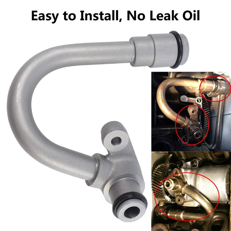 TIKSCIENCE HPOP Discharge Tube,Fits for Ford 2003-2004 6.0 L F-250 F350 F450 F-550 Super Duty,Fits for Ford Excursion 2003-2004,Fits for Ford E-350 Super Duty Van,High Pressure Oil Pump Replace 3C3Z-9T288-AA - Image 5